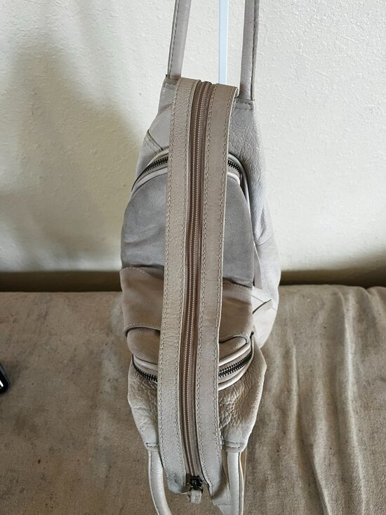 Free People We The Free Champagne BoHo Leather SoHo Convertible Sling Back Pack main image 12